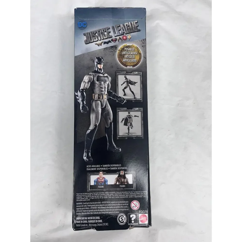 2 DC Justice League AQUAMAN & BATMAN Posable Action Figures! Never been open